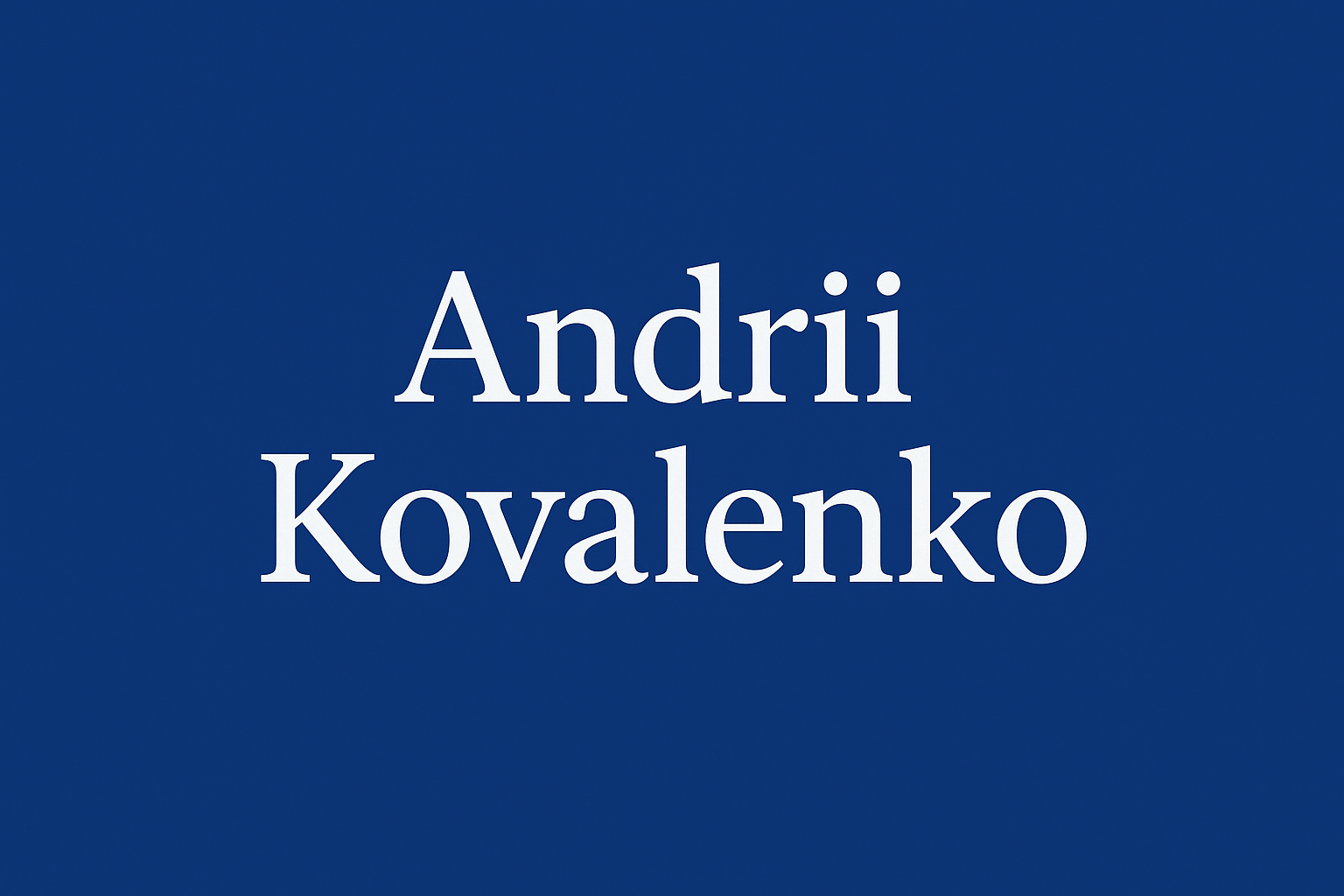 Andriy - placeholder